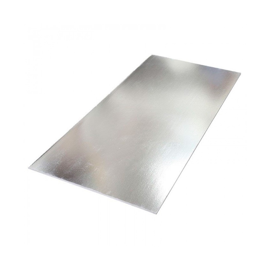 LAMINA GALVANIZADA C.27 ( 0,60 MM ) 1.22 MTS X 2.44 MTS  (14.37 KG )