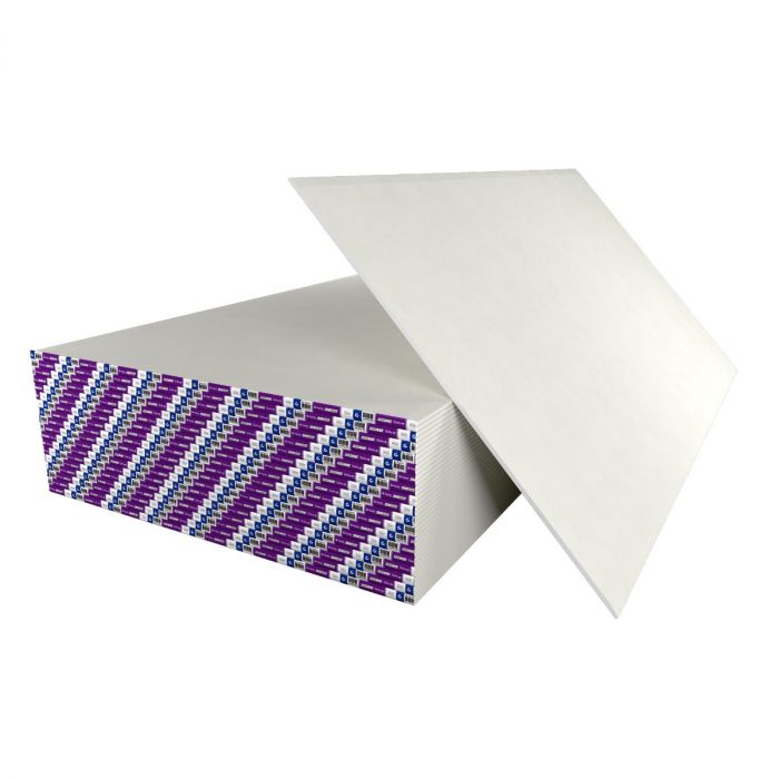 LAMINA DE DRYWALL ( PARED ) 1/2 " x 1,22 X 2,44 MTS COD. PDW12 MARCA GYPLAC