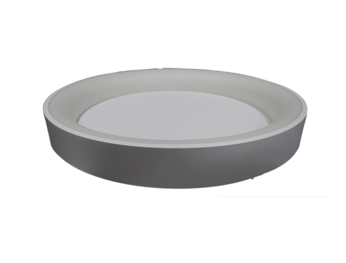 LAMPARA LED INTELIGENTE REDONDA C/CR DIMERIZABLE 80W 2700K+6500K GRIS ARISTA REF. 003380 HEA LIGHT