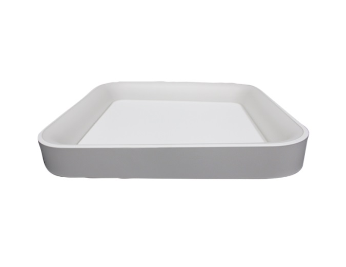 LAMPARA LED INTELIGENTE CUADRADA C/CR DIMERIZABLE 80W 2700K+6500K BLANCO ARISTA REF.003397 HEA LIGHT