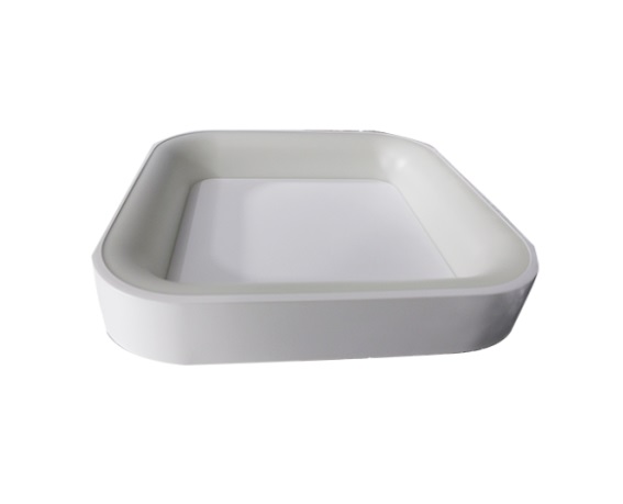 LAMPARA LED INTELIGENTE CUADRADA C/CR DIMERIZABLE 50W 2700K+6500K BLANCO ARISTA 003458 HEA LIGHT