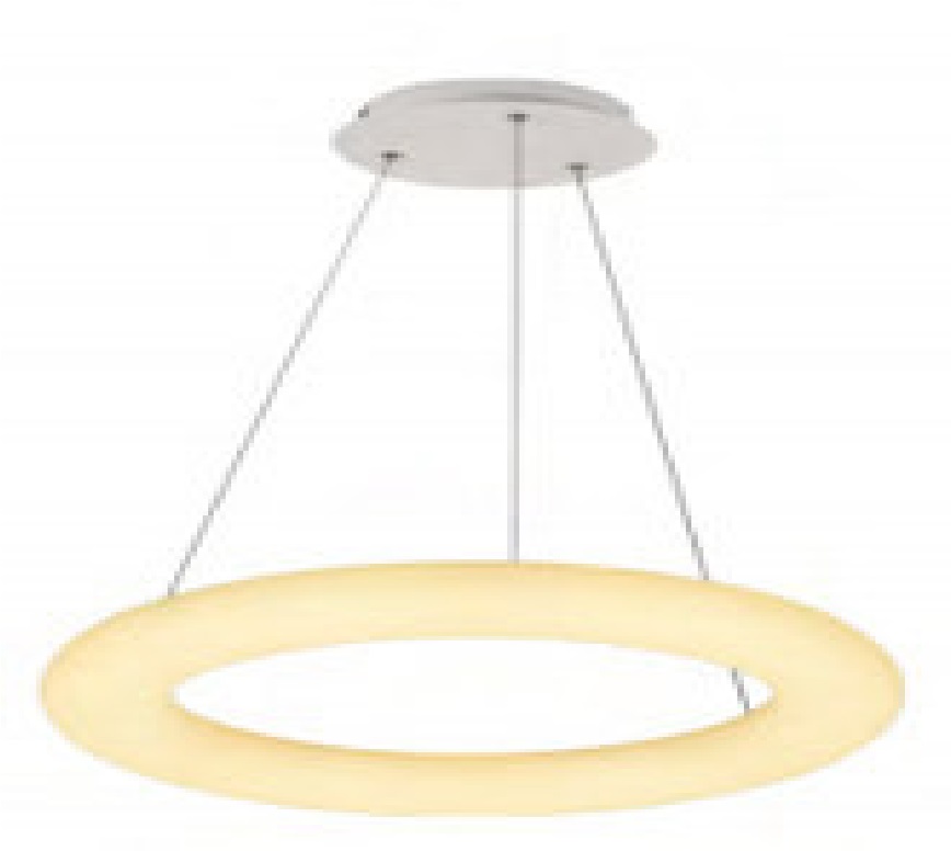 LAMPARA COLGANTE INTELIGENTE REDONDA DIMERIZABLE 50W 2700K+6500K HALO II BLANCA 004332 HEA LIGHT