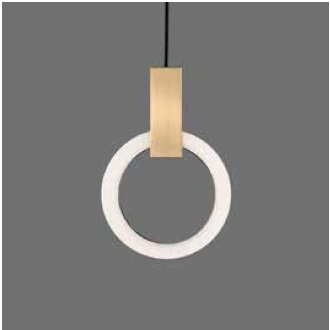 LAMPARA COLGANTE ROUND 22W 3000K 40 CM REF. MD62C MARCA ILUMINAK