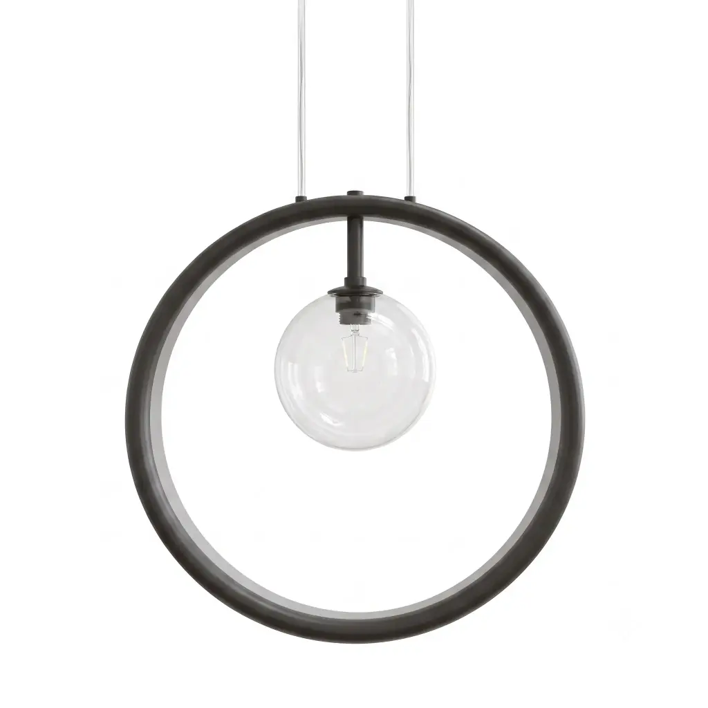 LAMPARA COLGANTE VENUS 18W+5W 4500K 28 X 28 CM INCLUYE BOMB. G9 REF. MD75 MARCA ILUMINAK