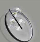 LAMPARA COLGANTE VENUS 18W+5W 4500K 40 X 40 CM INCLUYE BOMB. G9 REF. MD76 MARCA ILUMINAK