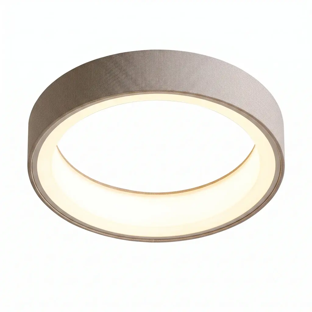 LAMPARA DECORATIVA COLGANTE SLIM REDONDA ABIERTA 27W 3500K-6500K 1920LM BLANCO REF.OTDA27WH ILUMINAK