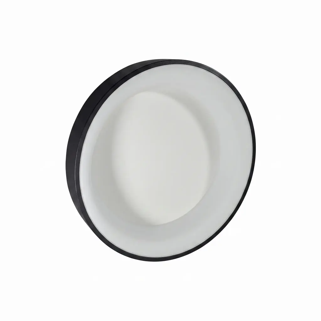 LAMPARA DECORATIVA SLIM REDONDA CERRADA 38W 3500K-6500K 3040LM NEGRO REF.OTDC38BK MARCA ILUMINAK