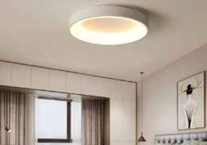 LAMPARA DECORATIVA SLIM REDONDA CERRADA 38W 3500K-6500K 3040LM BLANCO REF.OTDC38WH MARCA ILUMINAK