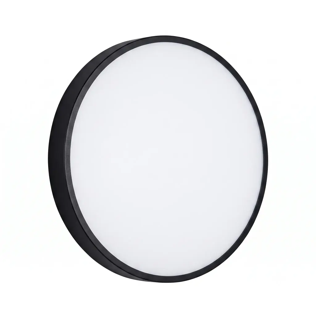 LAMPARA DECORATIVA SLIM REDONDA 42W 3000K-6000K 3360LM NEGRO REF. OTDD42BK MARCA ILUMINAK