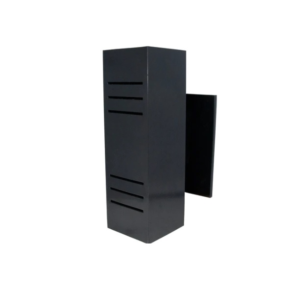 LAMPARA / APLIQUE / PARED E27 MOD. PAMPATAR COLOR NEGRA MARCA KALA