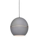 LAMPARA COLGANTE 60 W E27 COLOR GRIS REF. 494016-GY MARCA KUZCO