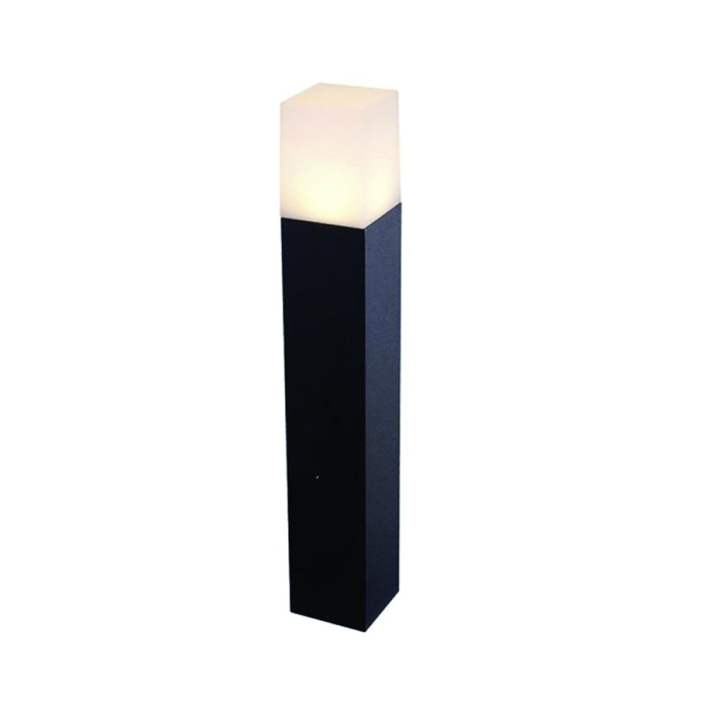 LAMPARA LED DE PISO P/JARDIN CAMINERIA GU10 CUADRADA 80CM IP54 NEGRO REF. 86557 MARCA LEDVANCE OSRAM