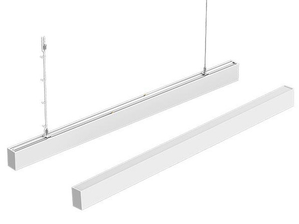 LAMPARA LED LINEAL SLIM COLGANTE 45 W 1.5 MTS 3700-4500K REF.SL8050-045 MARCA LINEAR LIGHT