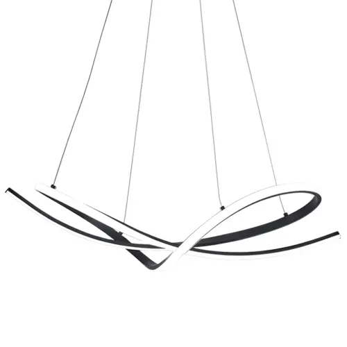LAMPARA COLGANTE PANDORA STYLE 40W 3 TONOS 110-260V C/CONTROL C/ NEGRO REF. S-02C1-N MARCA LUCERNA