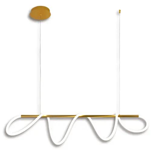 LAMPARA COLGANTE WAVE STYLE 45W 3 TONOS 110-260V C/ CONTROL C/ORO REF S-04C1-O / S-WAVE-C1-O LUCERNA