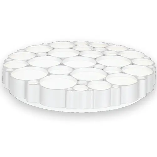 LAMPARA DE TECHO LED STYLE REDONDA 32W 40CM 110-260V DIMER. C/CONTROL C/ BLANCO REF.S-607B-M LUCERNA