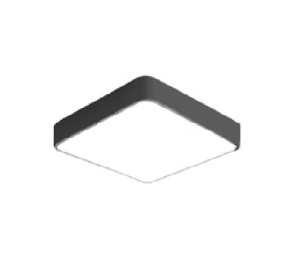 LAMPARA DE TECHO LED SUPERFICIAL CUADRADO 30 X 5 CM 18 W 6000K REF. LED185 COLOR GRIS MARCA LUMISTAR