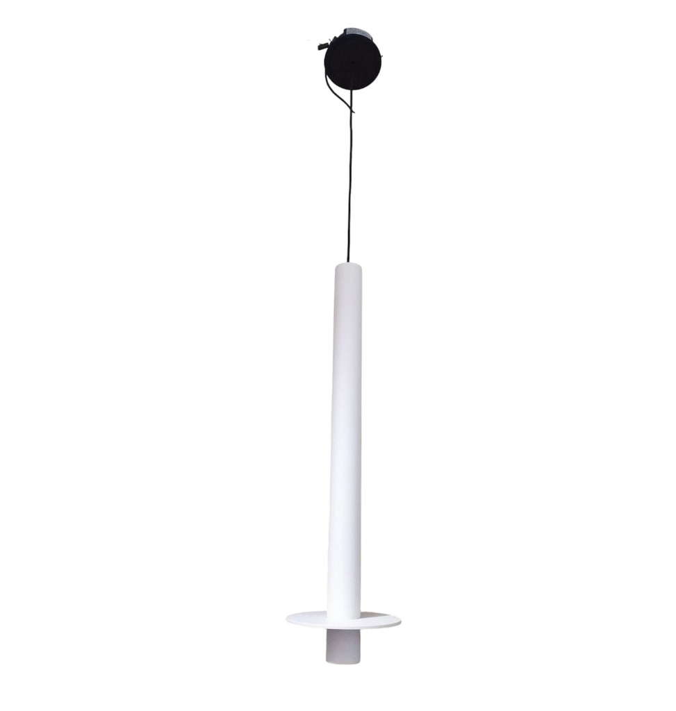 LAMPARA COLGANTE PENDULO 5W 3000K IP20 100-240V COLOR BLANCO REF. LUM-1027 MARCA LUMIND