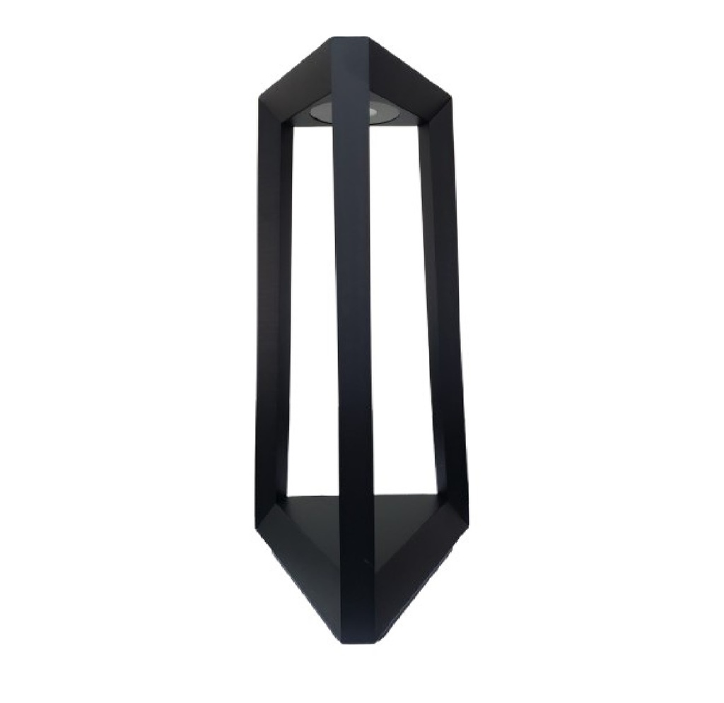 LAMPARA DECOR. P/ JARDIN LED 12 W 3000 K 100-240 V 16 X 35 CM IP65 COLOR NEGRO REF LUM-1042 LUMIND