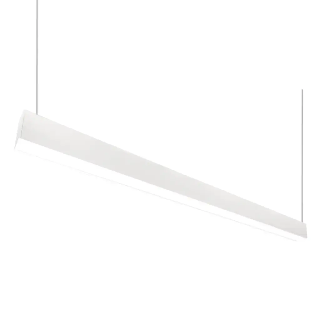 LAMPARA LINEAL LED COLGANTE 36 W 3.000K 120 X 5 X 7.5CM 85-265V BLANCO C/KIT REF: LUM-1129 LUMIND