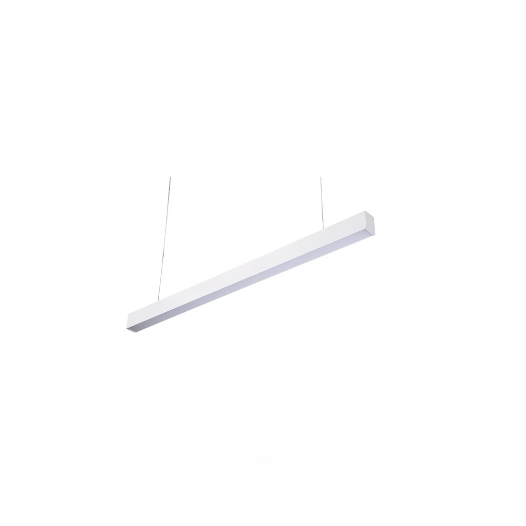 LAMPARA LINEAL LED COLGANTE 36 W 3.000K 120 X 5 X 7.5CM 85-265V BLANCO C/KIT REF: LUM-1129 LUMIND