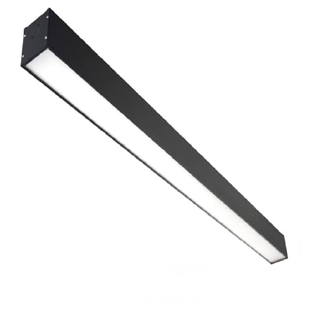 LAMPARA LED LINEAL 80° 5W 24V 4000K 30X0.05X1.2CM NEGRO P/RIEL MAGNETICO ULTRADELGA LUMIND