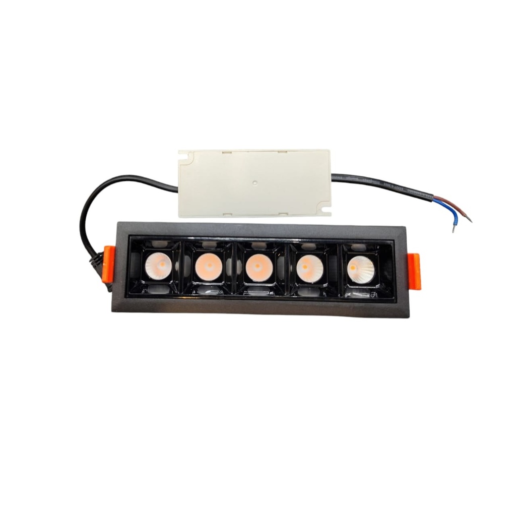 LAMPARA MULTI SPOT LINEAL EMPOTABLE RASTER CCT3000K 145 X 45MM 100-230V REF: LUM-1353 MARCA LUMIND