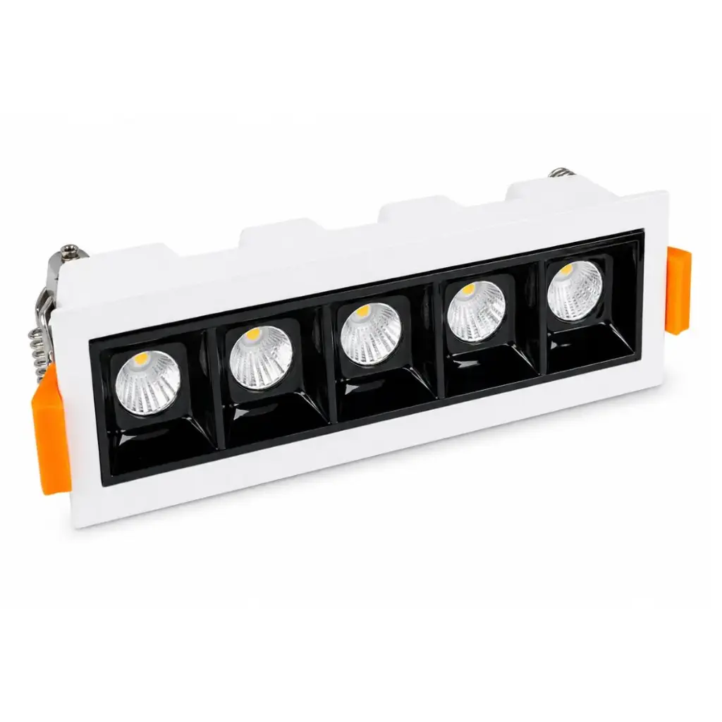 APLIQUE MULTISPOT LINEAL CCT:3000K ATENUABLE 145 X 45MM 110V 8W C/ BLANCO REF:1354 MARCA LUMIND