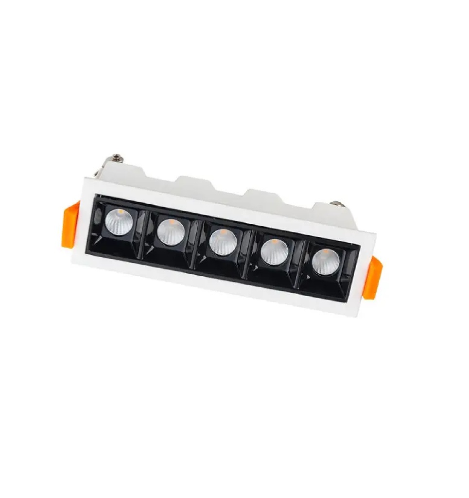 APLIQUE MULTISPOT LINEAL CCT:3000K ATENUABLE 145 X 45MM 110V 8W C/ BLANCO REF:1354 MARCA LUMIND