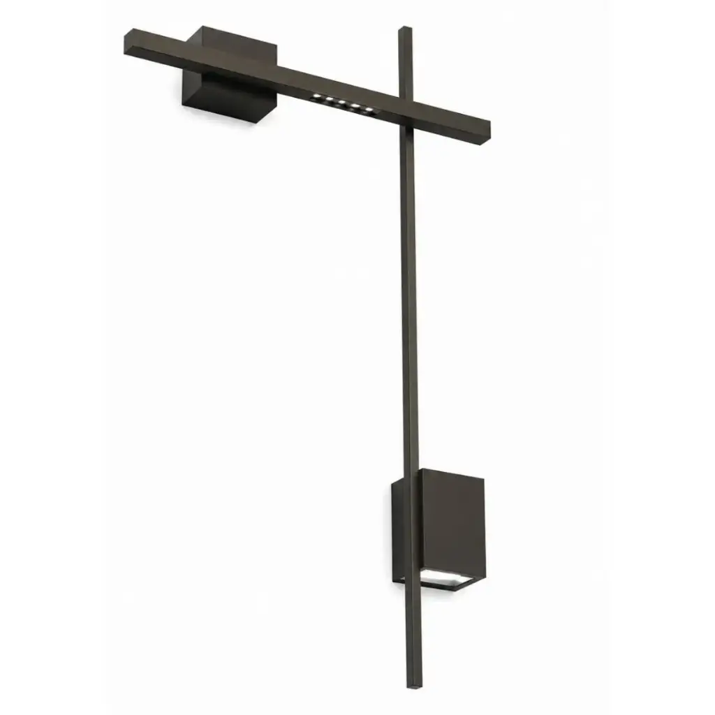 APLIQUE DE PARED INTEGRADO 840 X 1200MM CCT:3000K 12W 110V C/NEGRO REF. LUM-1355  MARCA LUMIND