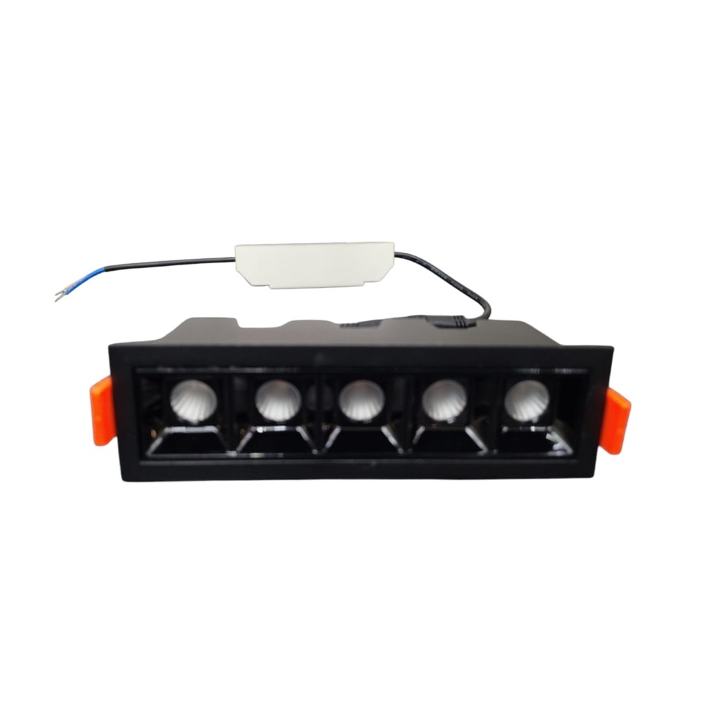 LAMPARA LED LINEAL MULTISPOT 10W 10-265V 4000K 14.5 X 4.5 X 4.5 CM NEGRO BRILLANT LUM-1409 LUMIND