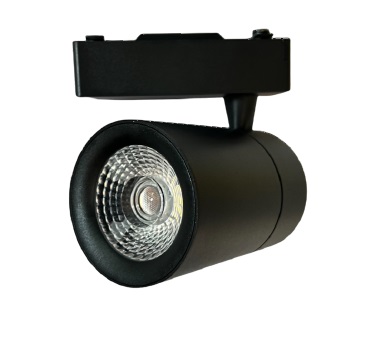 LAMPARA LED INTEGRADA TIPO BALA 20 W 3000 K 1800LM 85-265V NEGRO PARA RIEL TRACK LIGHT MARCA LUMIND
