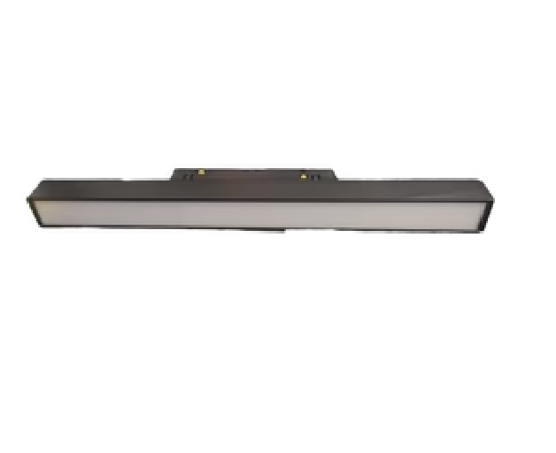 LAMPARA LED LINEAL 12 W 1200LM 48 V 3000 K NEGRO P/ RIEL TRACK LIGHT REF-LUM219 MARCA LUMIND