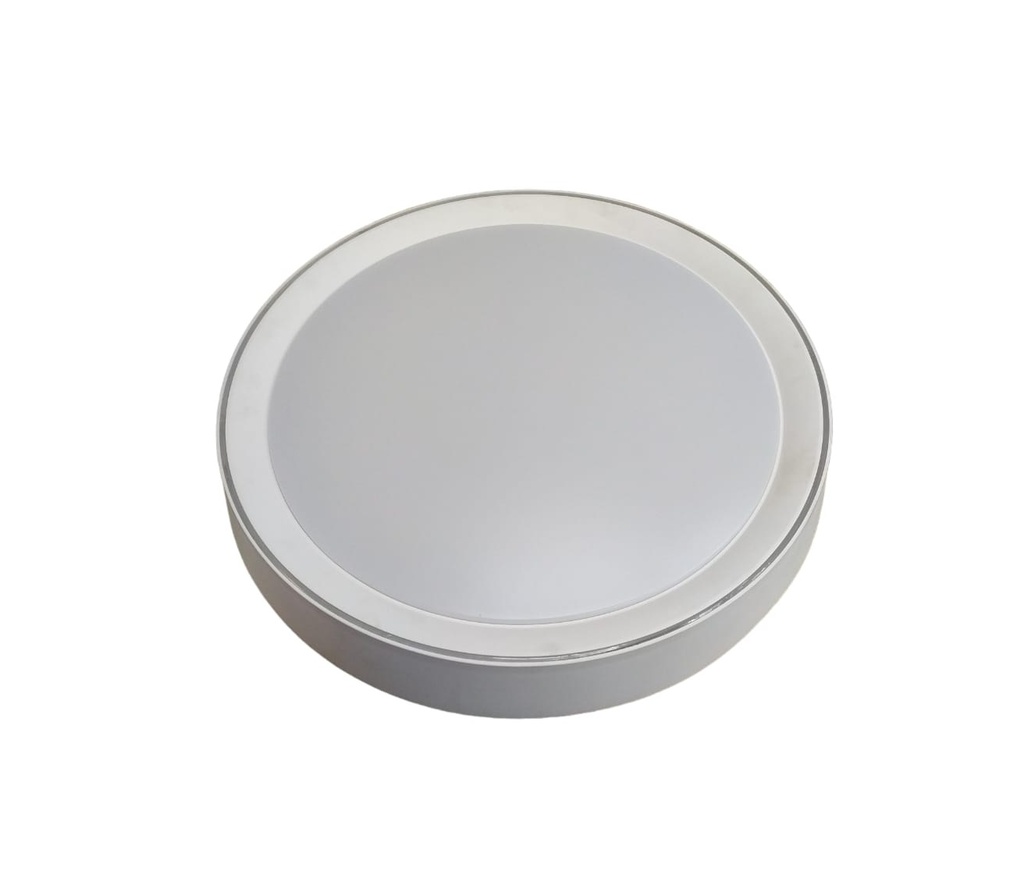 LAMPARA DE TECHO LED SUPERF. " CEDEN " 45CM 27W 3000 K REF. LUM-256 BLANCO ILUM. CARA INTERNA LUMIND