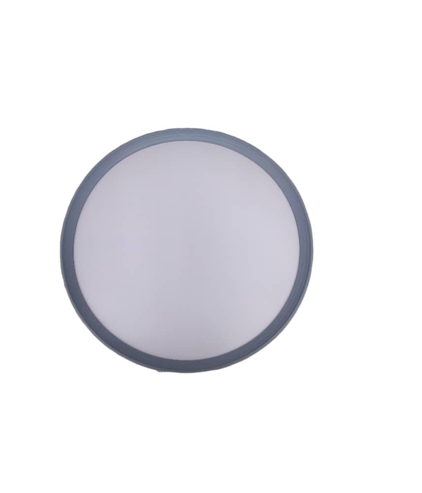 LAMPARA DE TECHO LED SUPERF. "INNER GRAY" 50CM 48W 4000K REF.LUM-258 BLANCO CARA INTERNA GRIS LUMIND