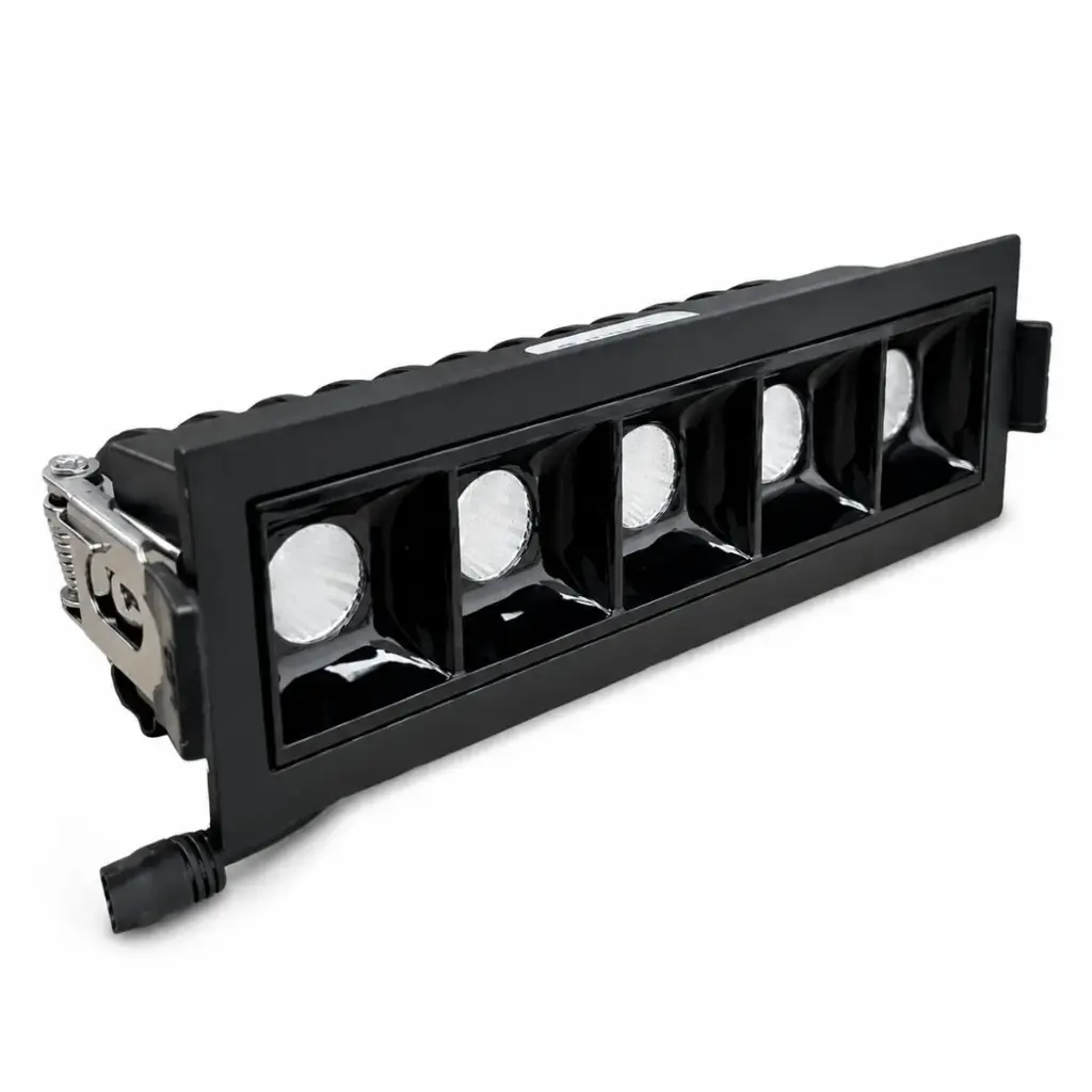 APLIQUE LINEAL MULTISPOT 10W 30° 85-265V 3000K 14.5 X 4.5 X 3.5 CM NEGRO LUM-283 MARCA LUMIND