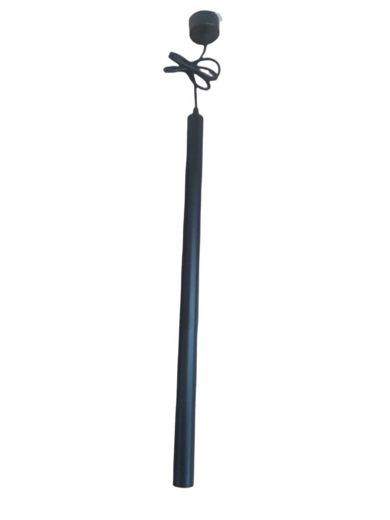LAMPARA COLGANTE INTEGRADA CILINDRICA ULTRA DELGADA 60CM 3W COLOR NEGRO REF. LUM-317 MARCA LUMIND