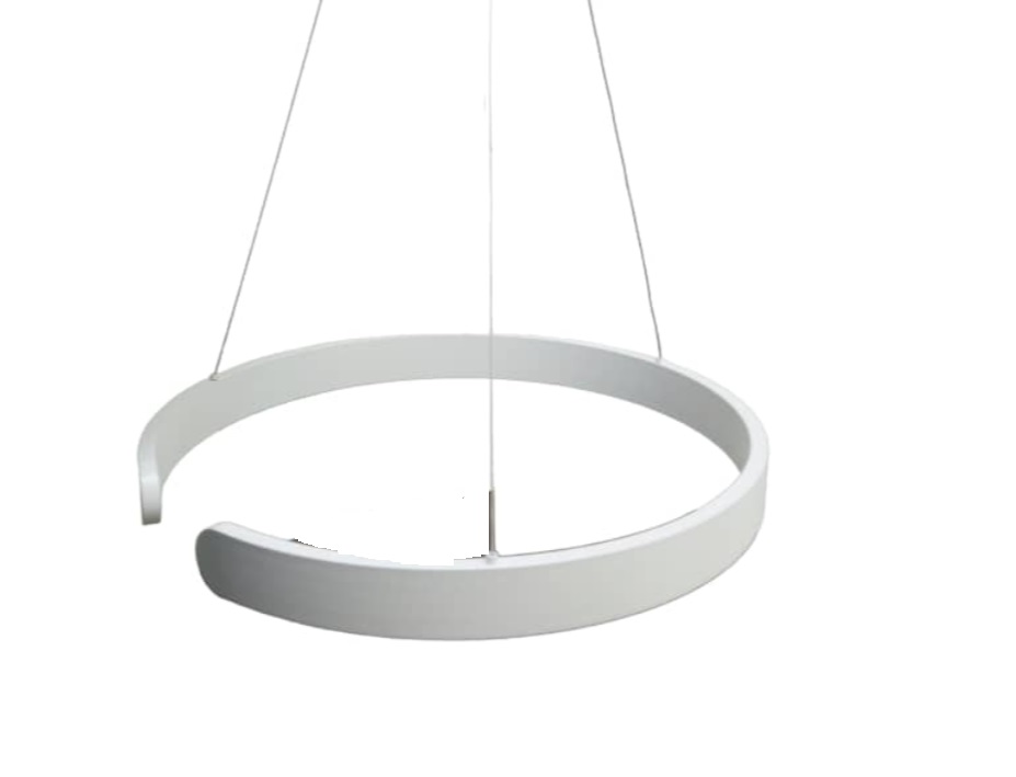 LAMPARA COLGANTE DECORATIVA 100CM 35W 3000K 85 - 265V C/BLANCO MOD HORSE I REF. LUM-432 MARCA LUMIND