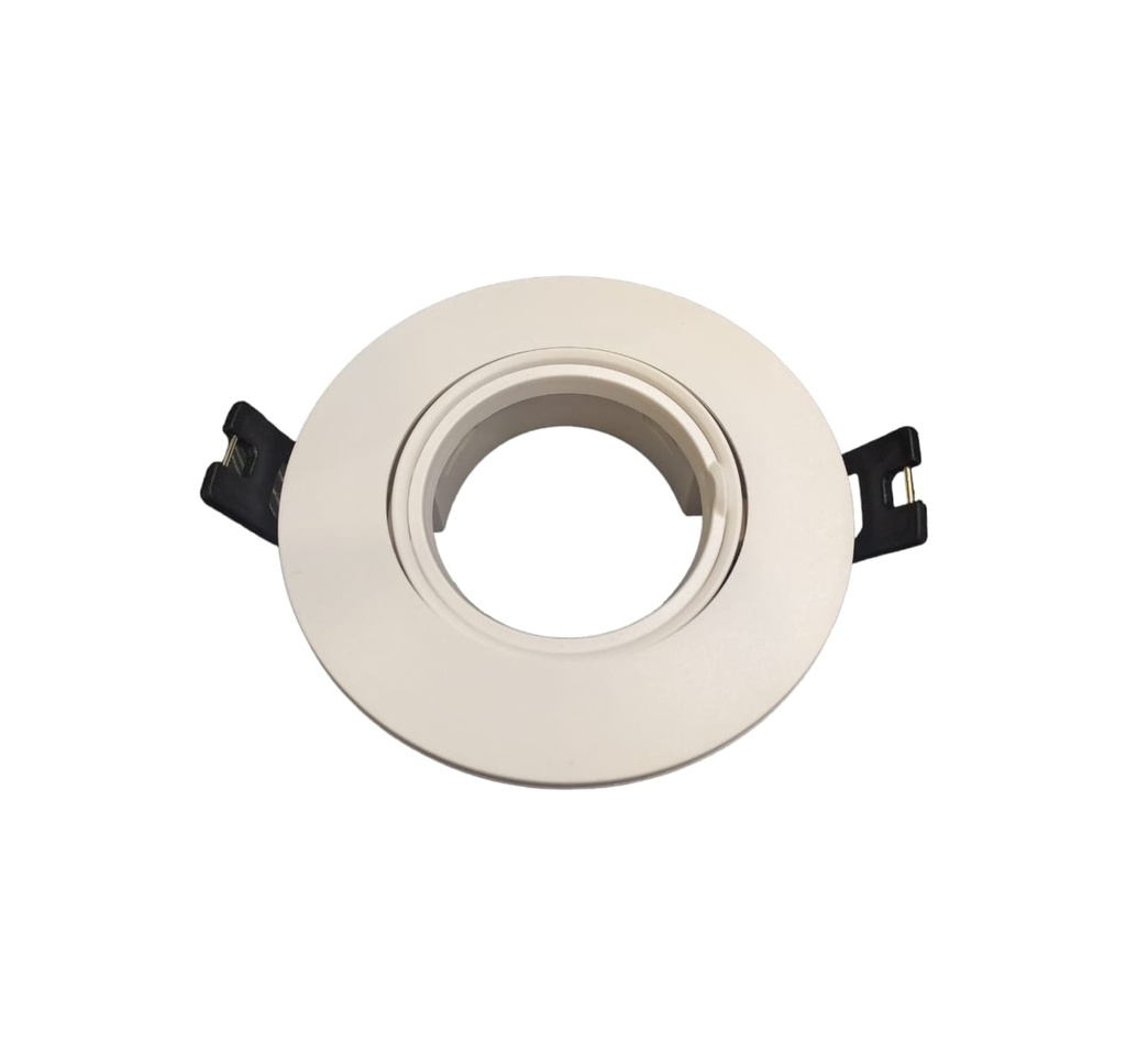 LAMPARA SPOT 3.5" PARA DICROICO GU10 BOMB. EXTRAIBLE POR EL FRENTE BLANCO REF.LUM-434 MARCA LUMIND