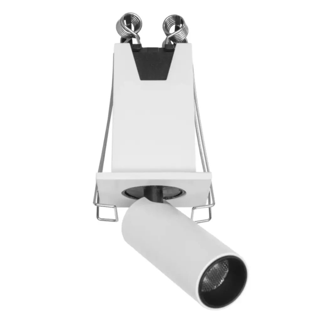 LAMPARA LED MINI SPOT CUADRADO 3 W 3000 K 24° 34 X 34 MM COLOR BLANCO REF. LUM-487 MARCA LUMIND