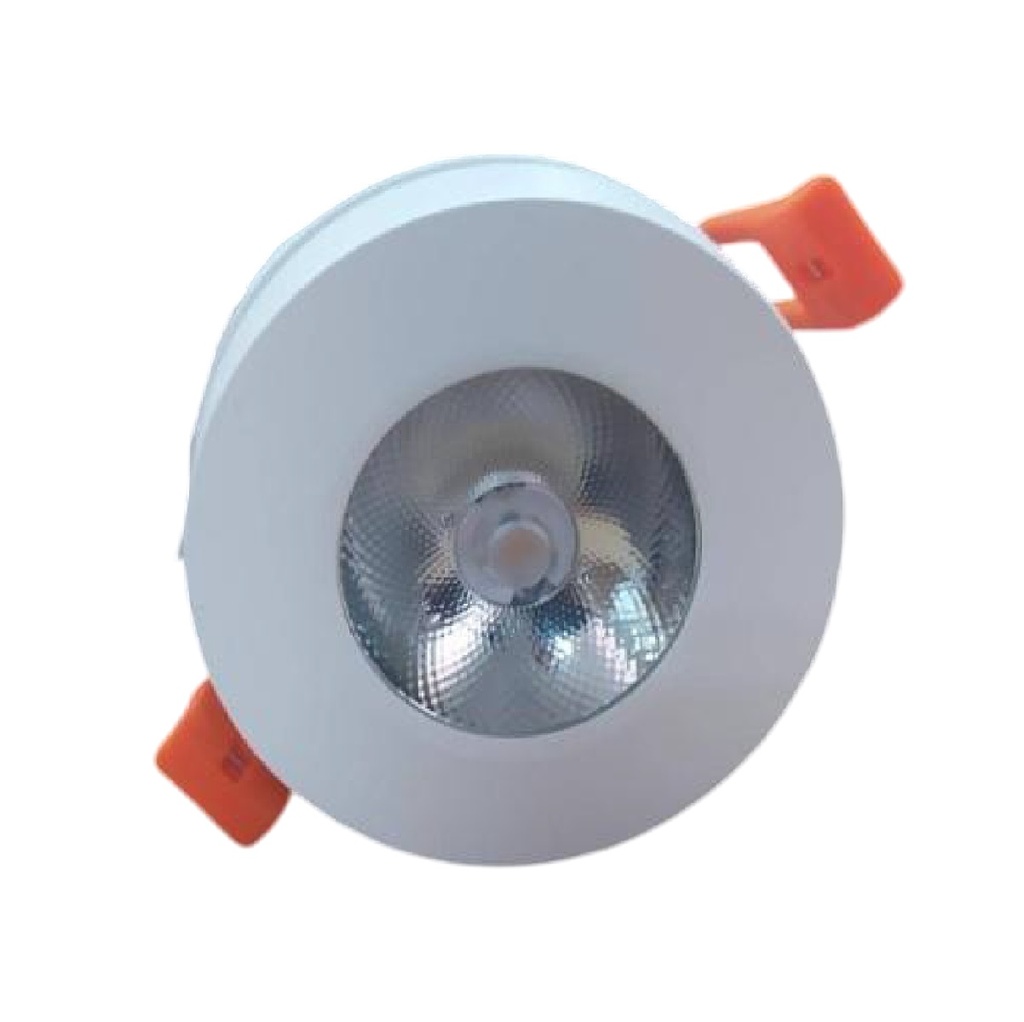 APLIQUE DE TECHO LED INTEGRADO COB DIRIGIBLE 7W 3000 K 85- 265V BLANCO REF. LUM-510 MARCA LUMIND
