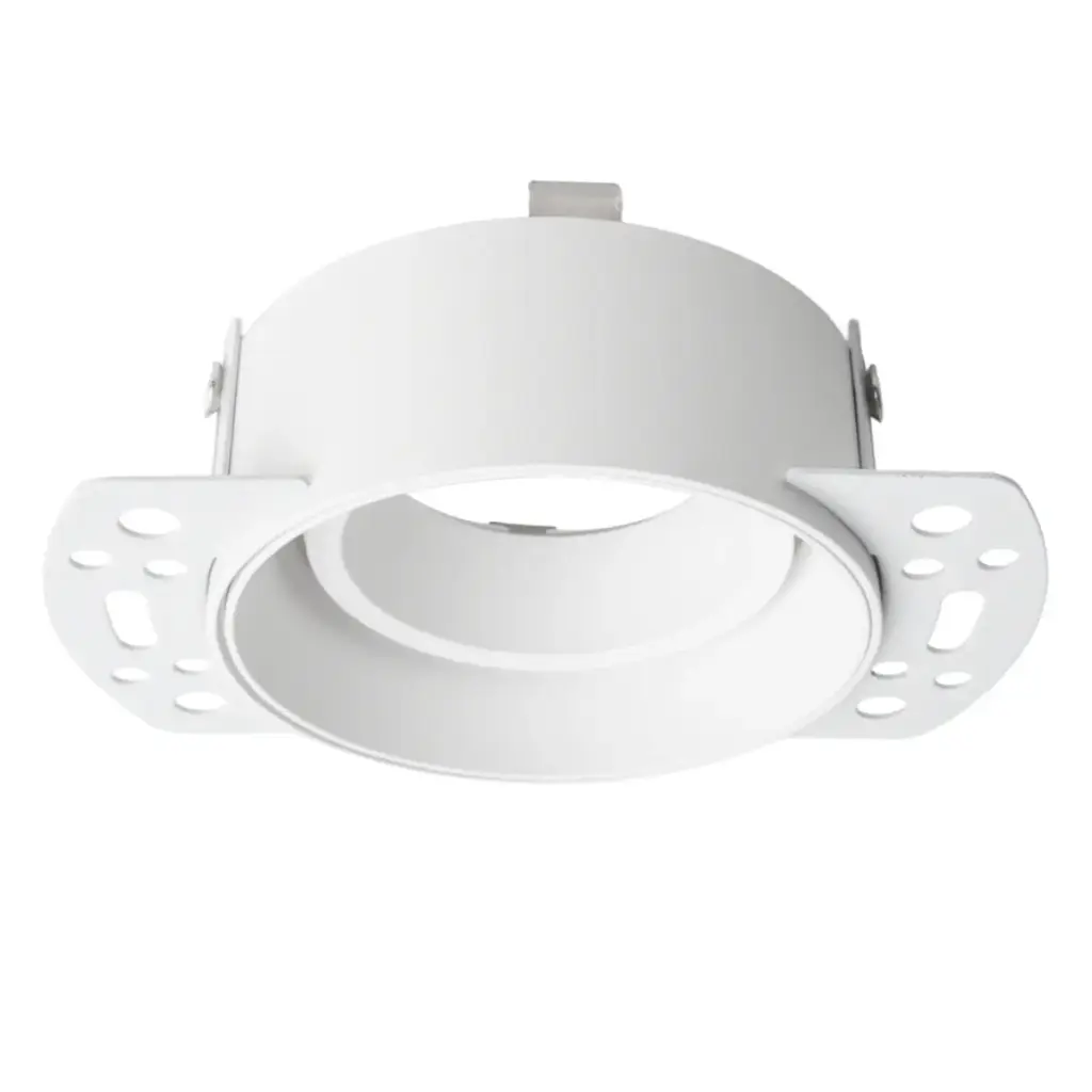 LAMPARA SPOT 7.5 CM X 3 CM PARA DICROICO GU10 BLANCO (CON SOCATE) TRIMLESS REF.LUM-561 MARCA LUMIND