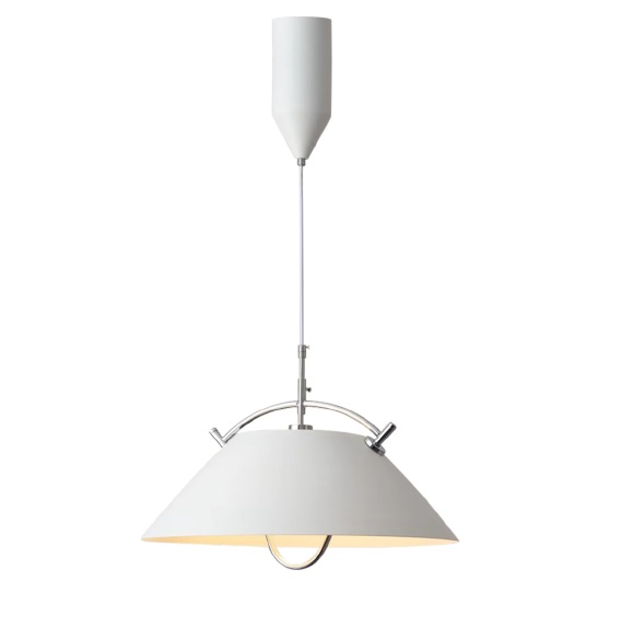LAMPARA COLGANTE DECORATIVA E27 60W 51CMX37CM ALU COLOR BLANCO REF.LUM-581 LUMIND