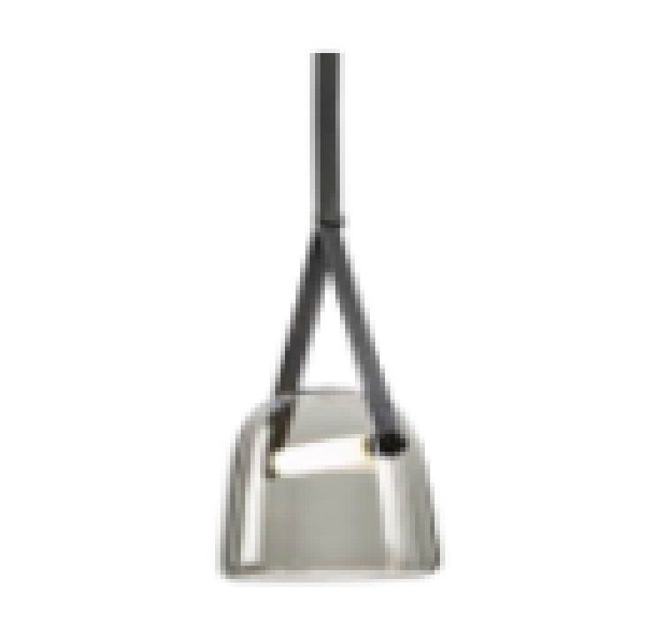 LAMPARA COLGANTE DECORATIVA 3000K 110-240V 22 X 16,5 CM MOD.OBI WHITE NEGRO REF.LUM-593 MARCA LUMIND