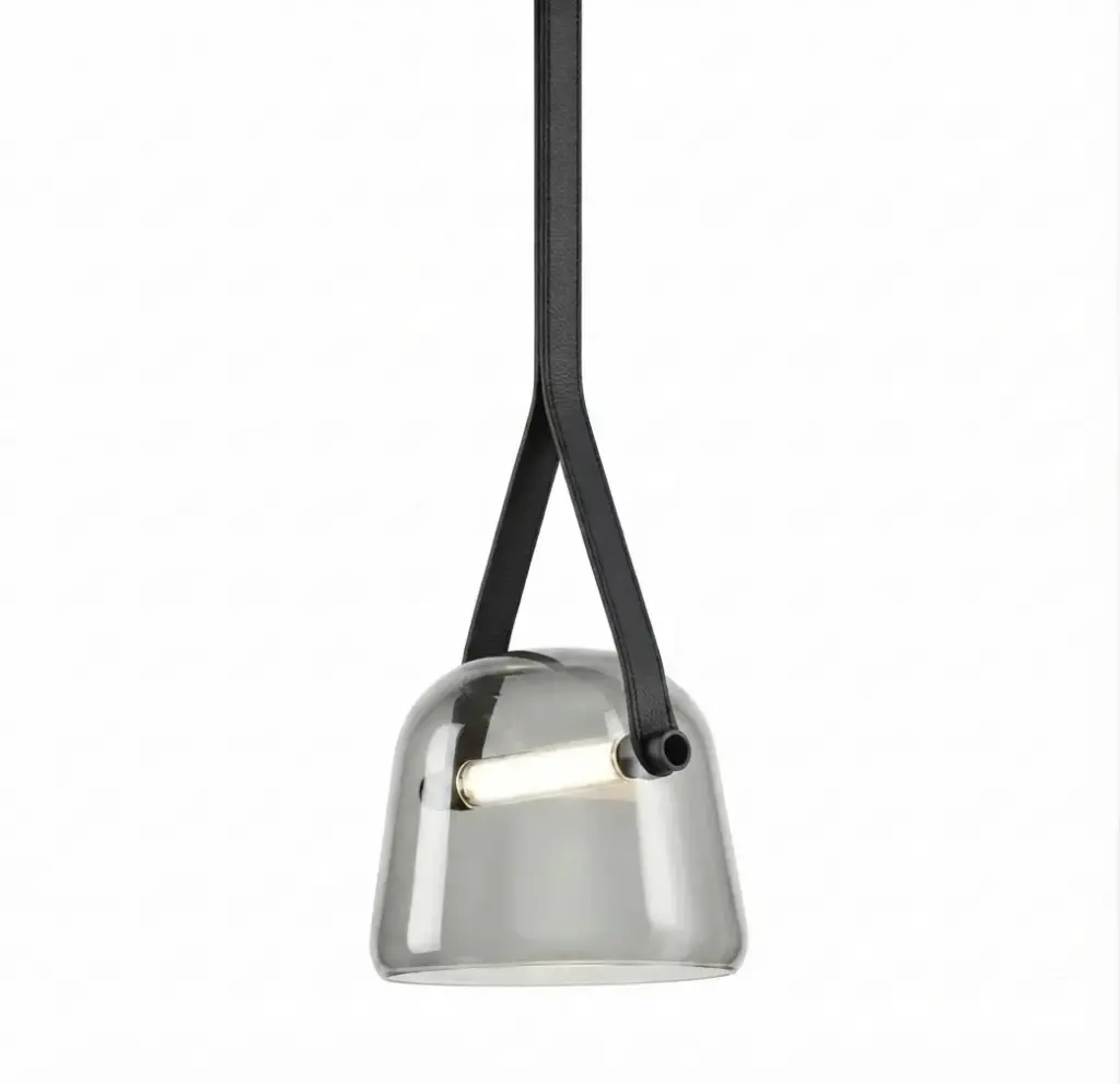 LAMPARA COLGANTE DECORATIVA 3000K 110-240V 22 X 165 CM MOD.OBI WHITE NEGRO REF.LUM-593 MARCA LUMIND