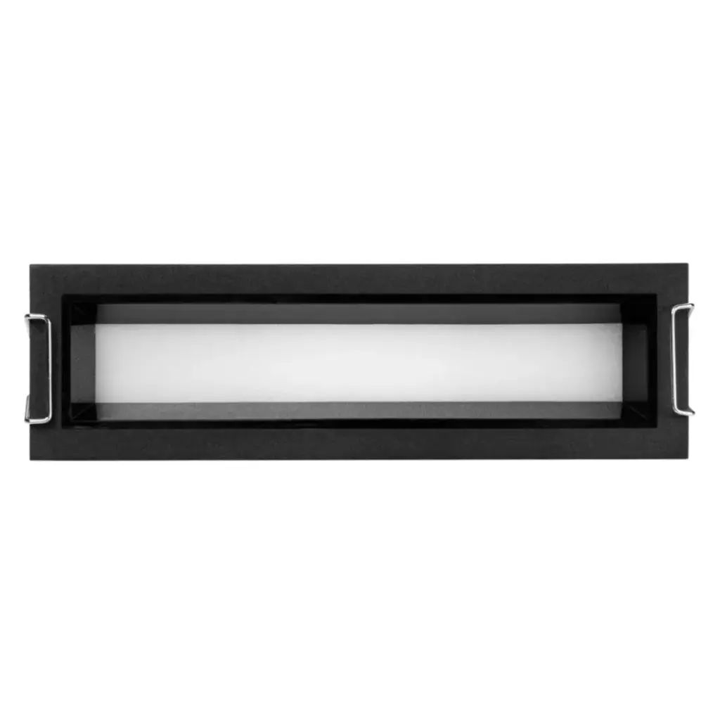 LAMPARA LED SPOT RECTANGULAR 15 W 24°-40° CRI/80 DIFUSO COLOR NEGRO REF. LUM-622 MARCA LUMIND