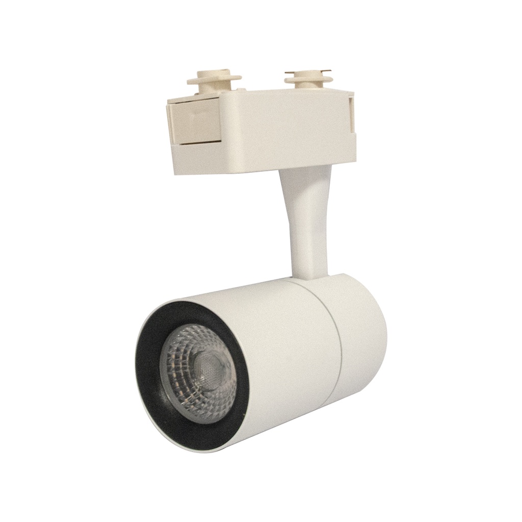 LAMPARA LED INTEGRADA TIPO BALA 10 W 6000 K 800LM 85-265V BLANCO P/RIEL TRACK LIGHT H MARCA LUMIND