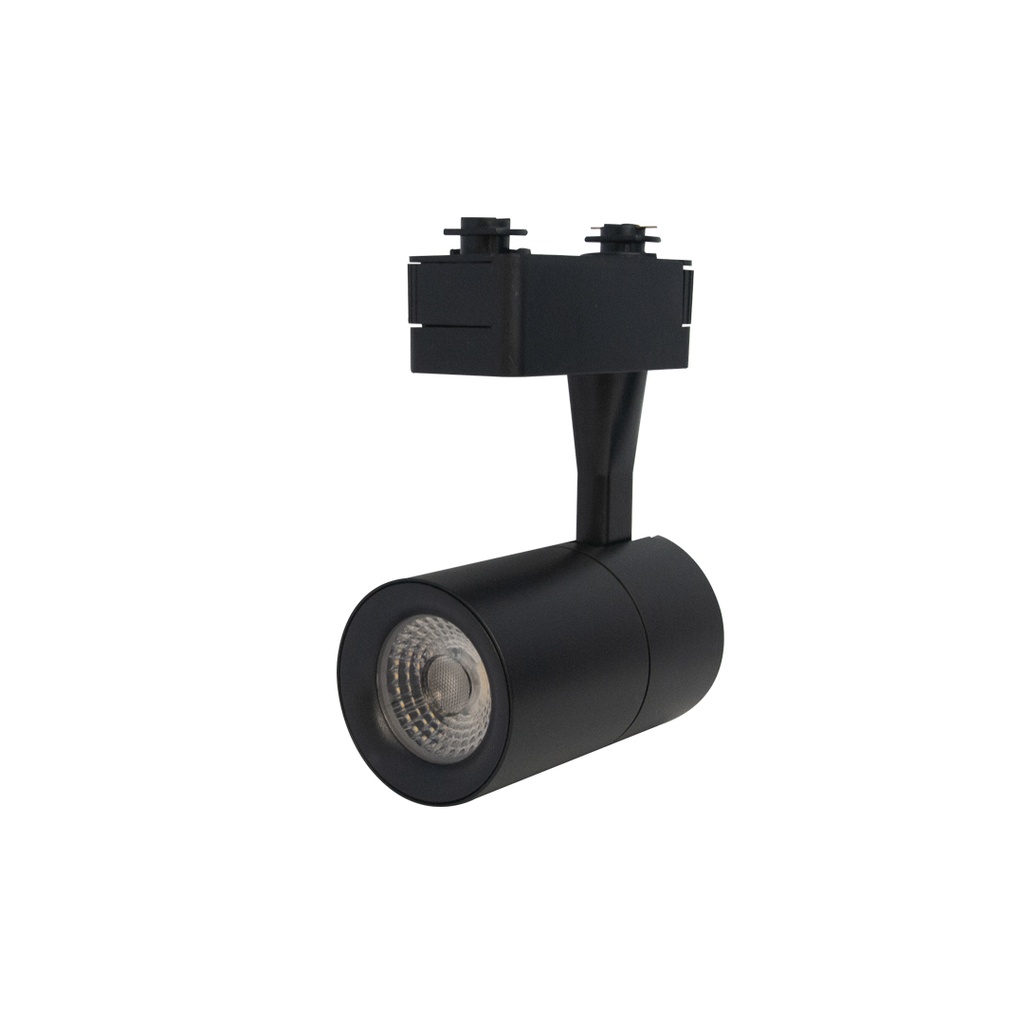 LAMPARA LED INTEGRADA TIPO BALA 10 W 6000 K 800 LM 85-265V NEGRO PARA RIEL TRACK LIGHT MARCA LUMIND
