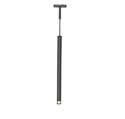 LAMPARA INTEGRADA CILINDRO COLGANTE 3W 3000 K 24VDC 1.8X3.1CM NEGRO P/RIEL MAGNETICO MARCA LUMIND