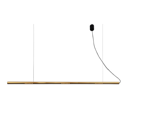 LAMPARA COLGANTE DECORATIVA 18W 3000K IP20 3X180CM MULTISPOT DORADO-NEGRO REF.LUM-707 MARCA LUMIND